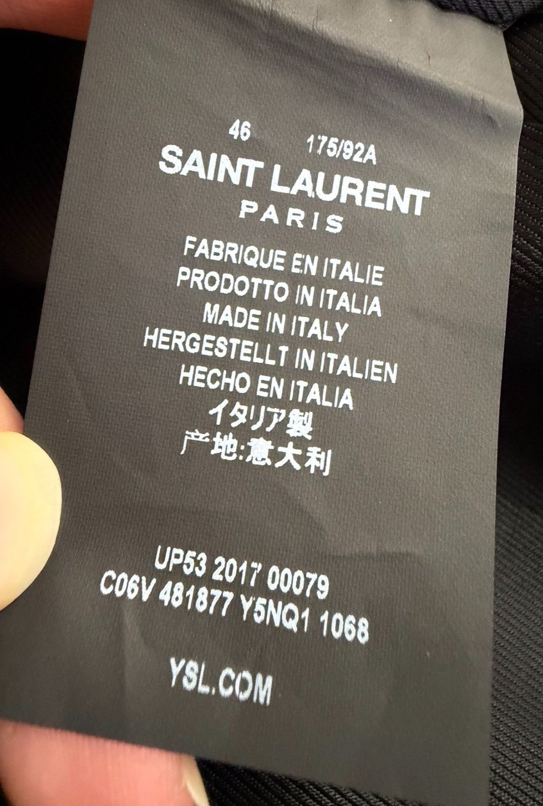 Saint Laurent Paris Saint Laurent Paris 17FW Flames Lambskin Bomber Jacket Size US S / EU 44-46 / 1 - 7 Thumbnail
