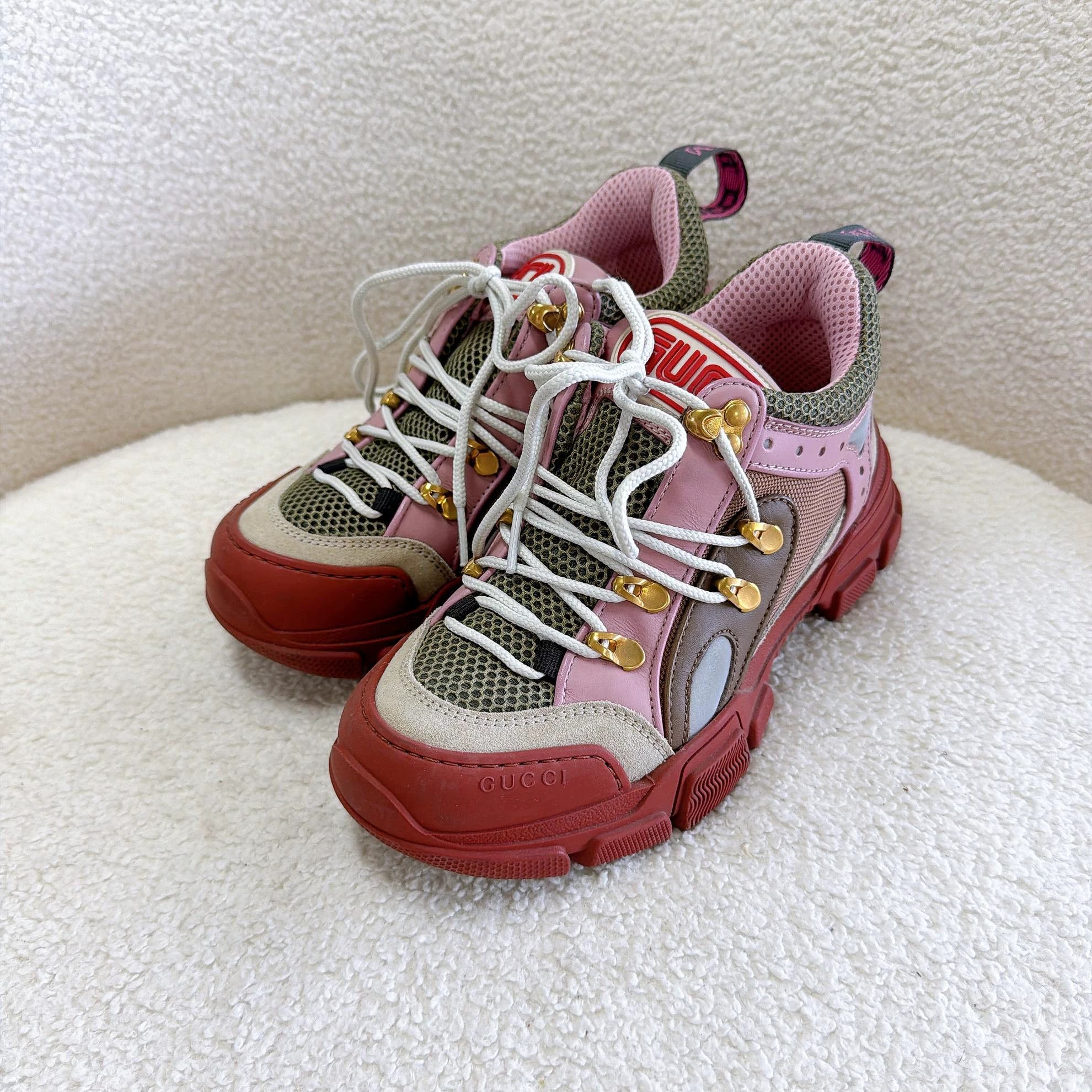 Gucci Gucci color blocked dad shoe 35.5 EU 8943 Size US 5 / IT 35 - 5 Thumbnail