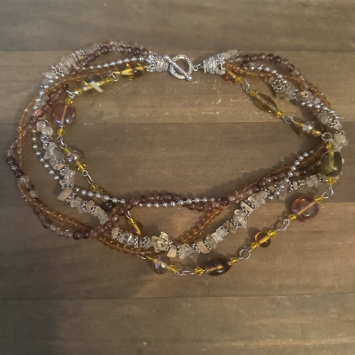 Other Multi strand twisted glass bead necklace Size ONE SIZE - 2 Thumbnail