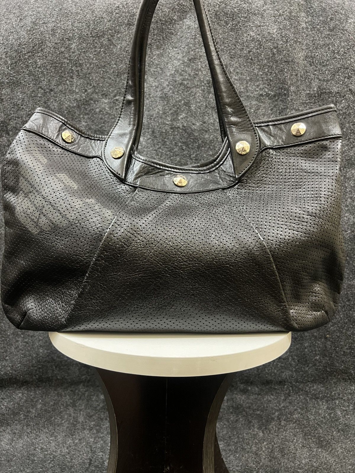 Emporio Armani Emporio Armani Leather Tote Bag Size ONE SIZE - 1 Thumbnail