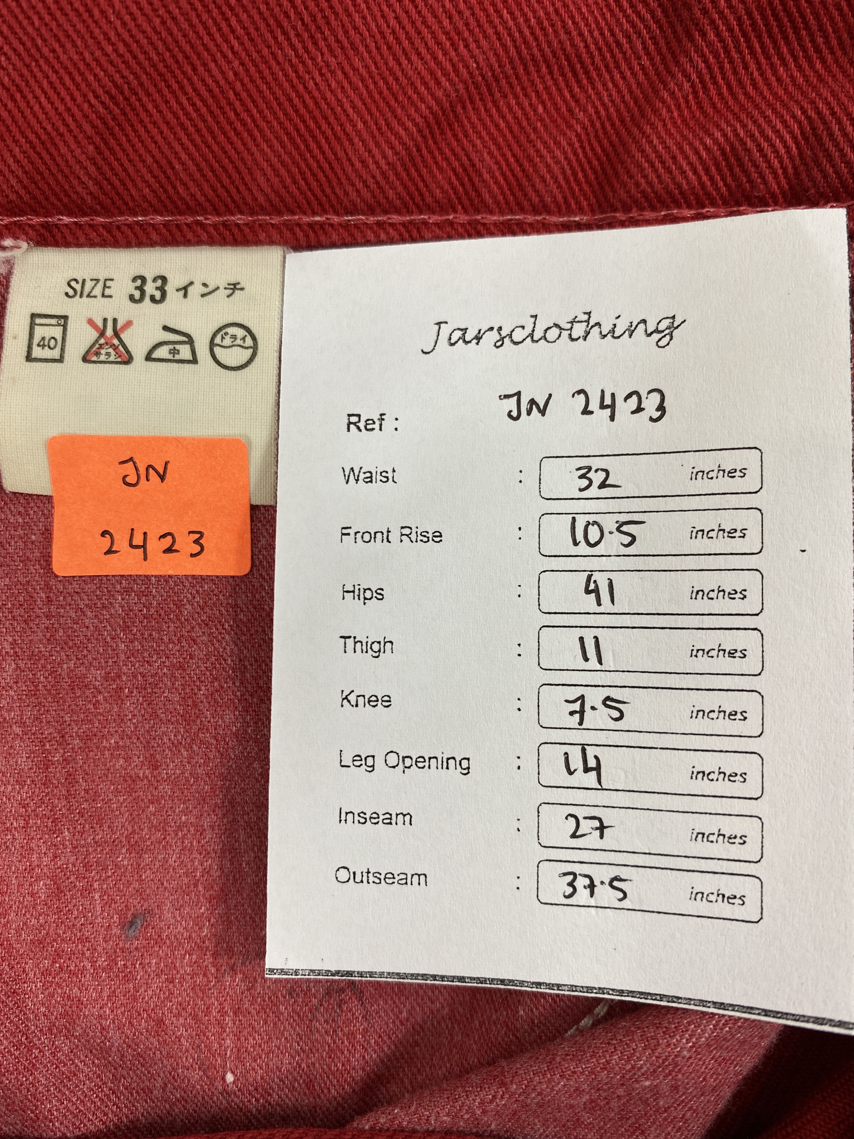 Levi's Red Vintage Levi's 517 Flare Bootcut 32x27 Denim -JN2423 Size US 32 / EU 48 - 8 Thumbnail