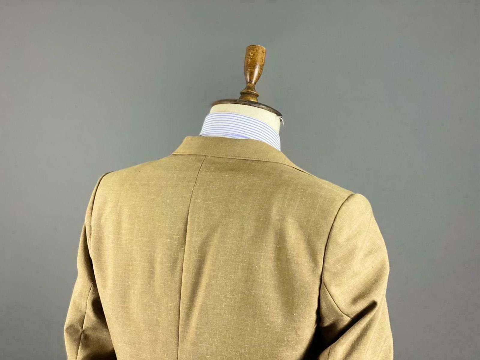 Designer Steinbock Vintage Brown Wool 2 Coat Jacket M / US 40 / EU 50 Size 40R - 8 Thumbnail