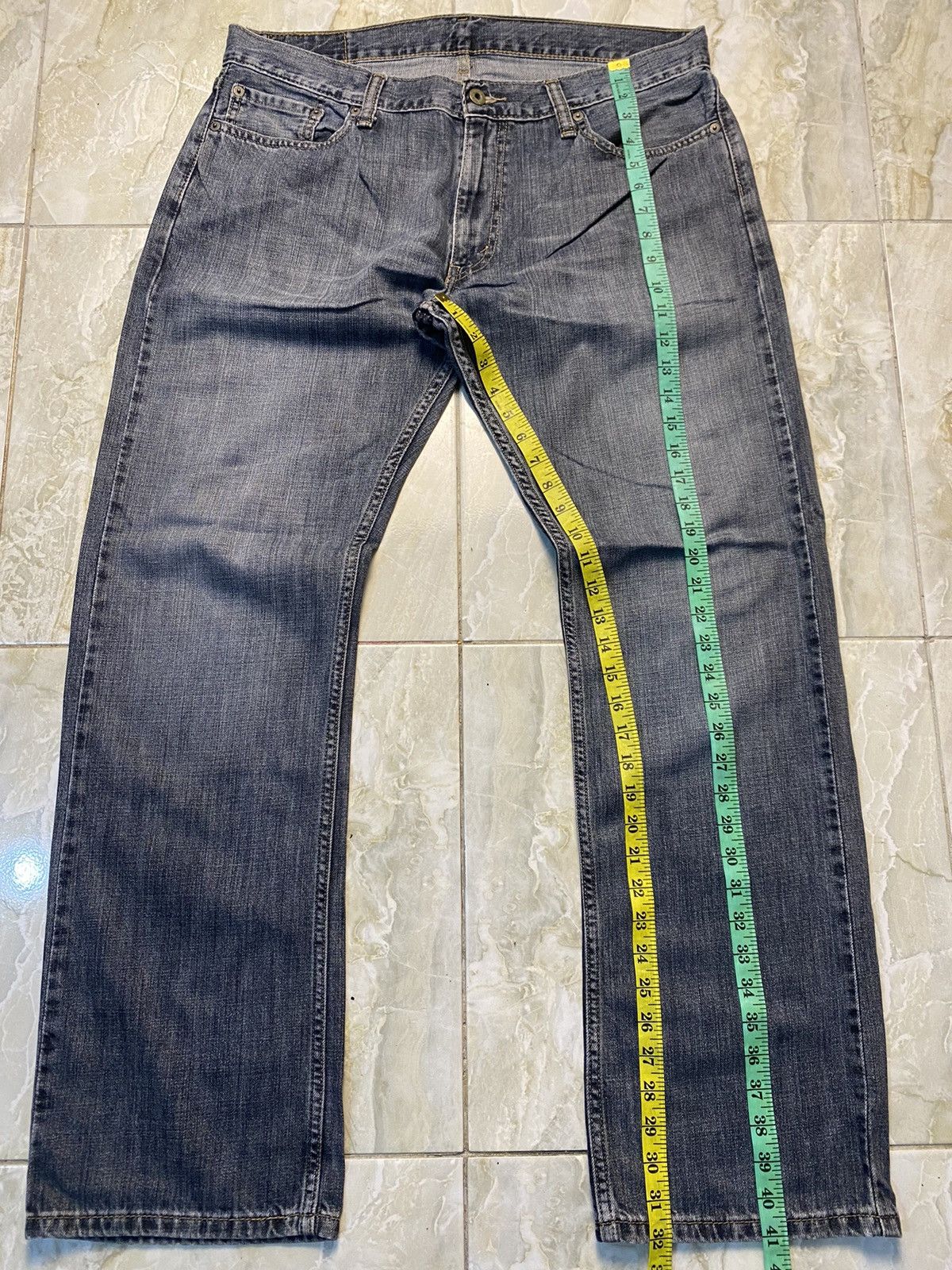 Levi's Vintage Black Levis 514 Jeans Size US 37 - 4 Thumbnail