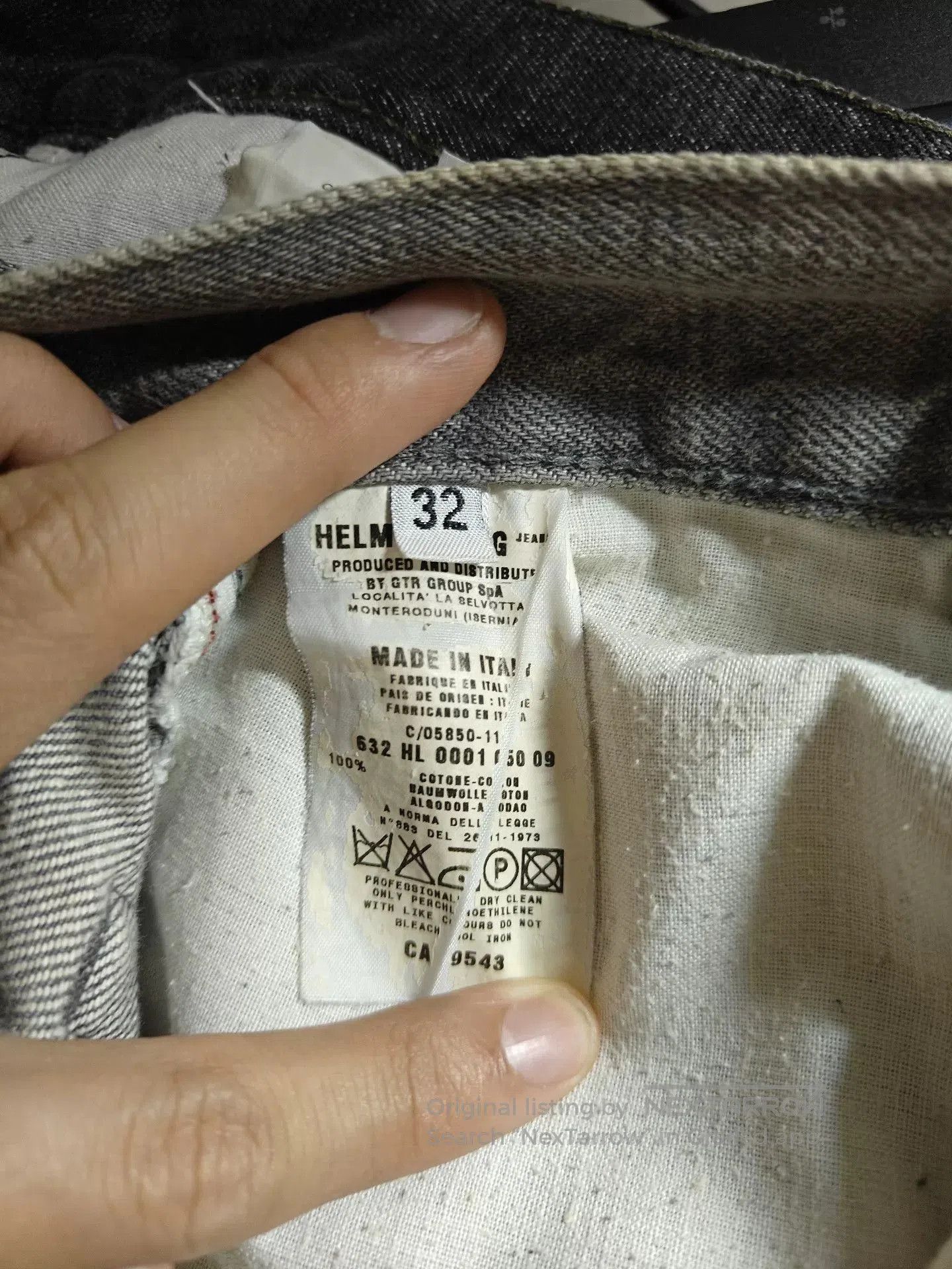 Helmut Lang Helmut Lang Classic Washed Light Gray Jeans. Size US 32 / EU 48 - 6 Thumbnail