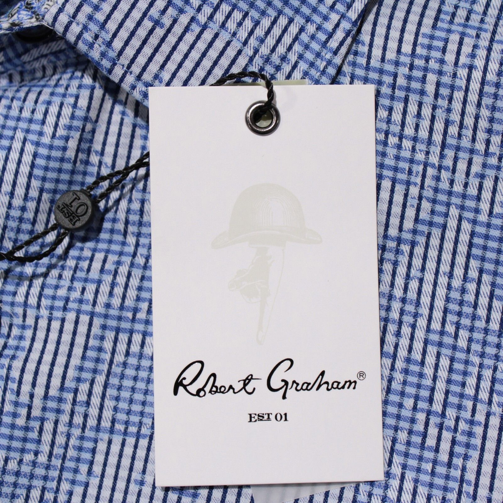 Robert Graham Robert Graham New with tags Shirt Size M US In Blue Size US M / EU 48-50 / 2 - 2 Thumbnail