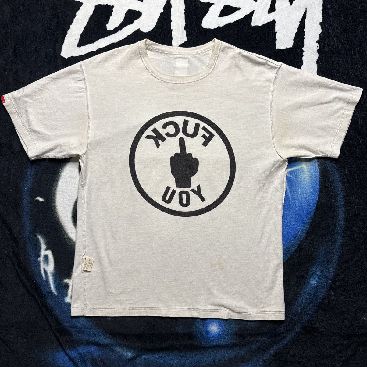 Neighborhood NBHD x Fragment Design Fuck You Tee Size US L / EU 52-54 / 3 - 6 Thumbnail