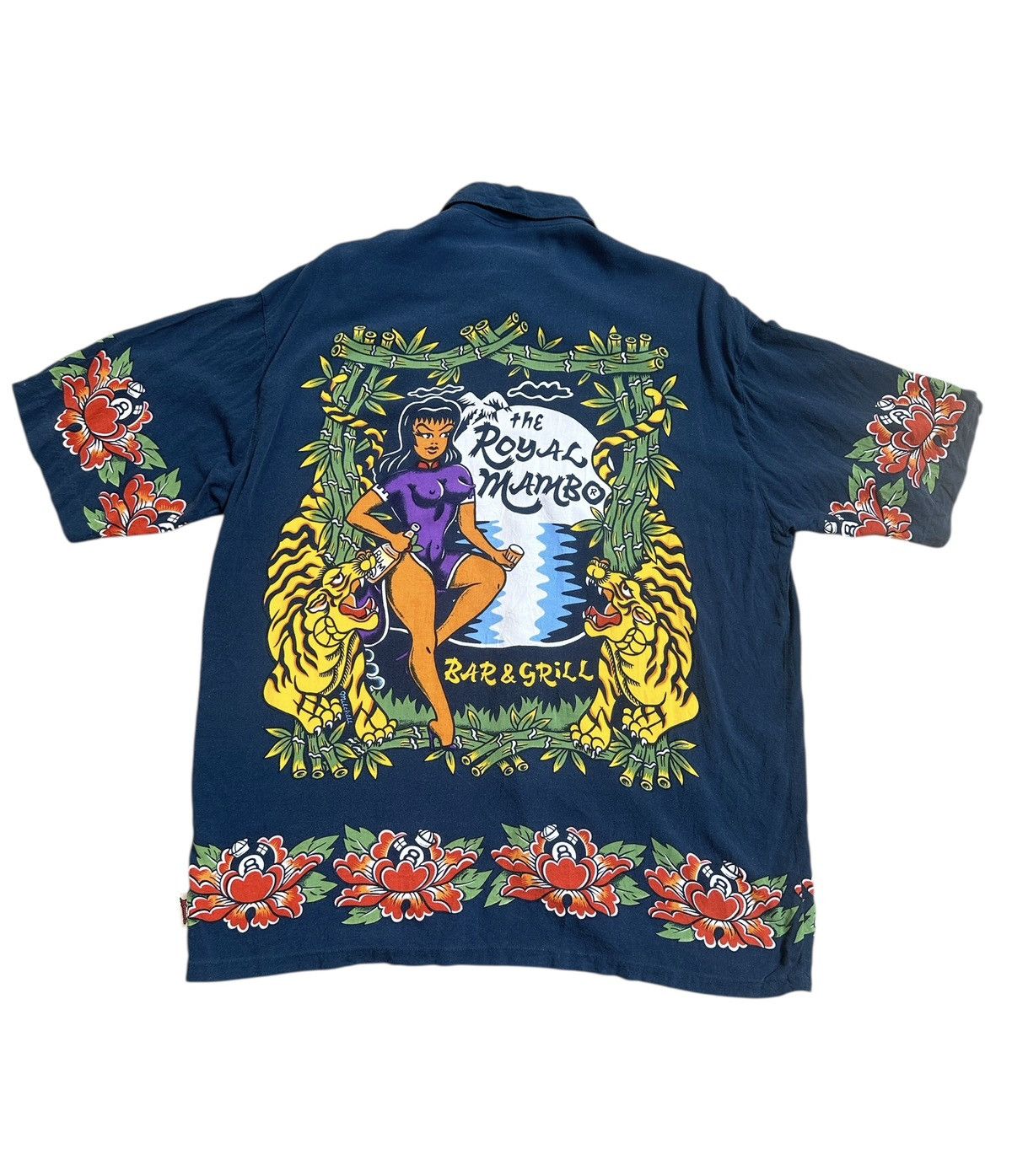 Mambo Vtg Mambo rayon shirt overprint Size US M / EU 48-50 / 2 - 1 Thumbnail
