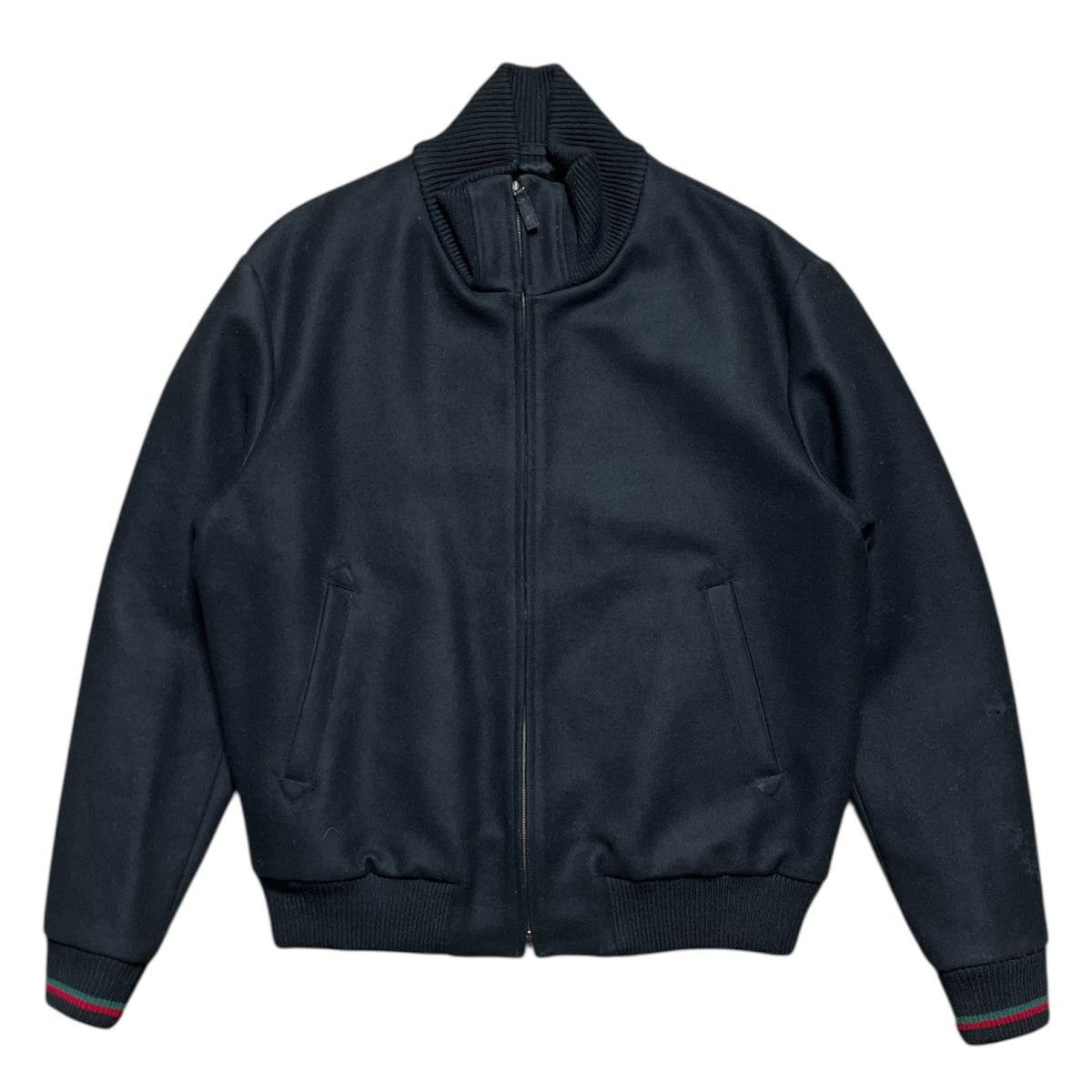 Gucci RARE 2013 gucci black wool bomber Size US XXL / EU 58 / 5 - 1 Thumbnail