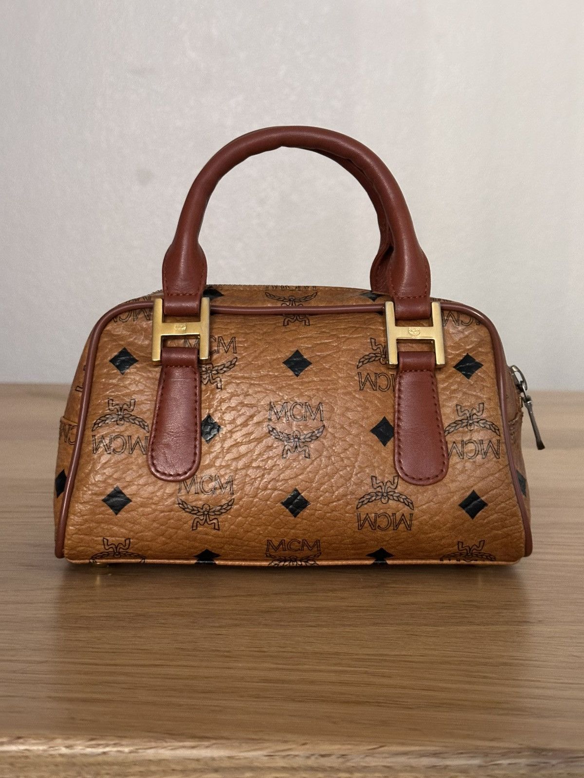 MCM MCM Germany mini boston handbag Size ONE SIZE - 4 Thumbnail