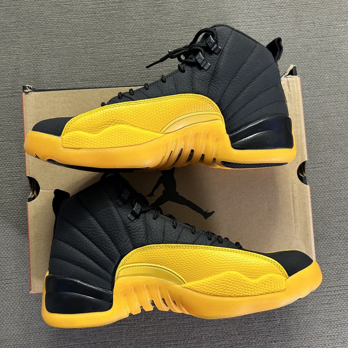 Jordan Brand Jordan 12 Retro “Black University Gold” Size US 9.5 / EU 42-43 - 2 Thumbnail
