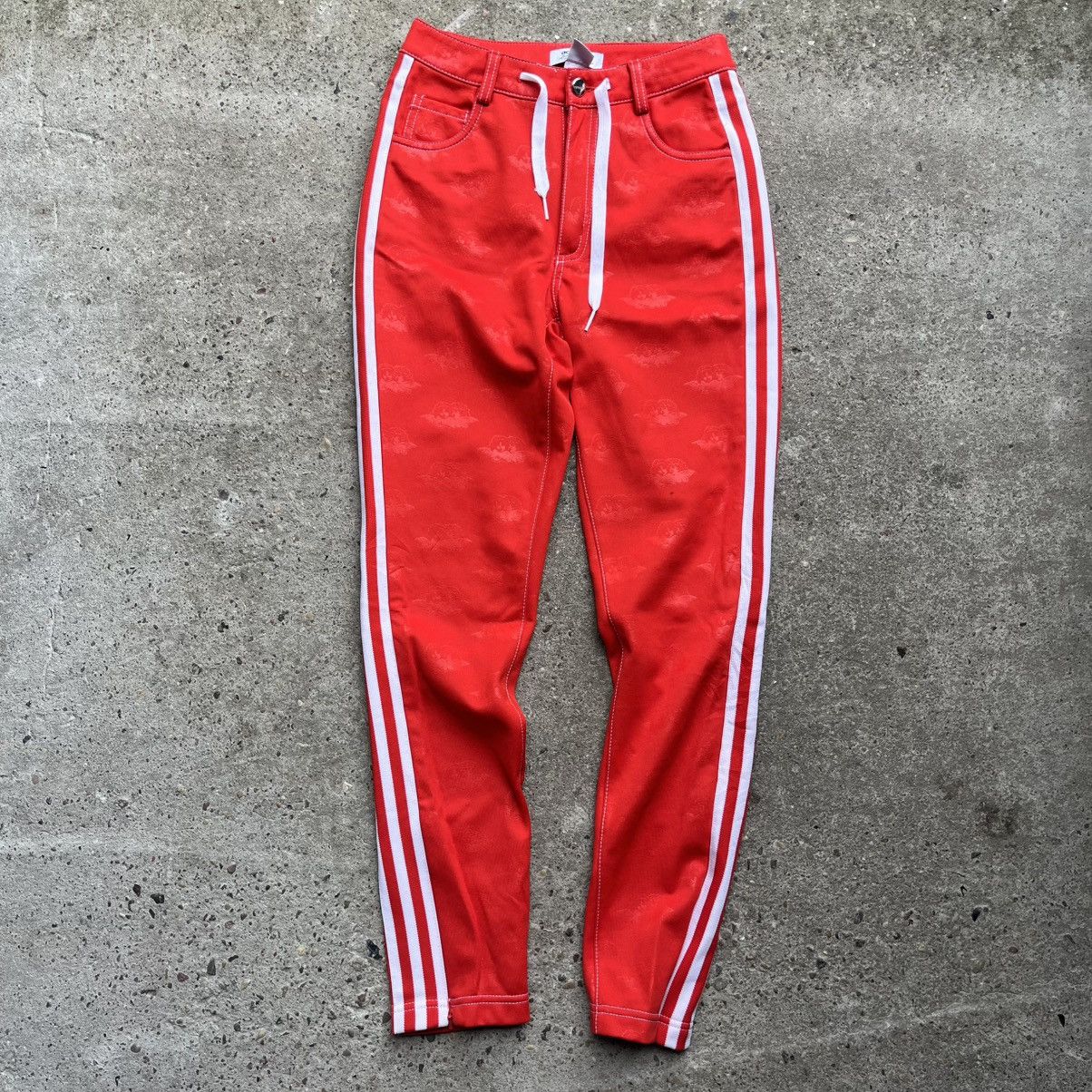 Adidas × Fiorucci Adidas x Fiorucci skinny sweatpants red classic adicolor Size 27" / US 4 / IT 40 - 1 Thumbnail