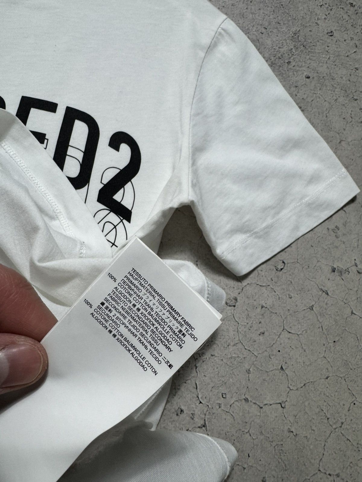 Dsquared2 Dsquared 2 White Big Logo T-Shirt Size S Size US S / EU 44-46 / 1 - 10 Thumbnail