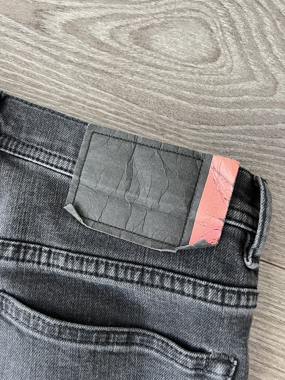 Acne Studios Acne Studios Bla Konst Stockholm River Used Black Men Jeans Size US 32 / EU 48 - 20 Thumbnail