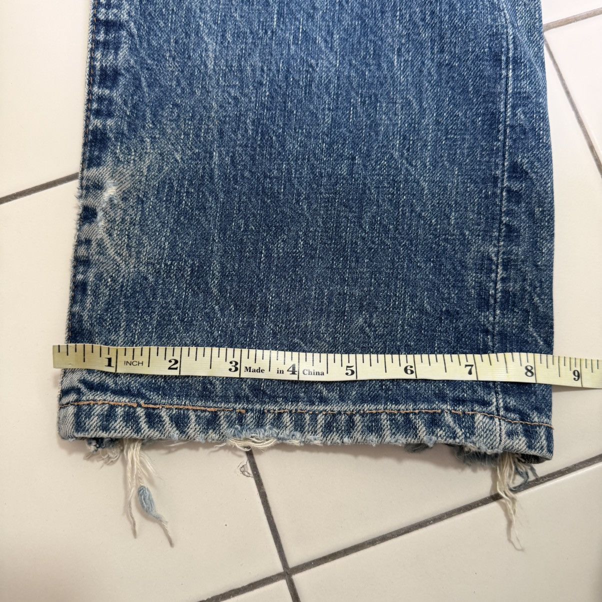 Levi's Vintage Levis Selvedge Big E jeans 502XX Japan Size US 33 - 21 Thumbnail