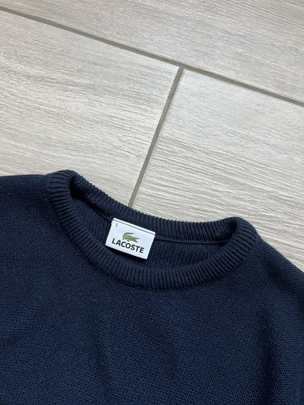 Lacoste Vintage Lacoste Sweater Retro Wool Knit Baggy 90s France 🇫🇷 Size US XL / EU 56 / 4 - 5 Thumbnail