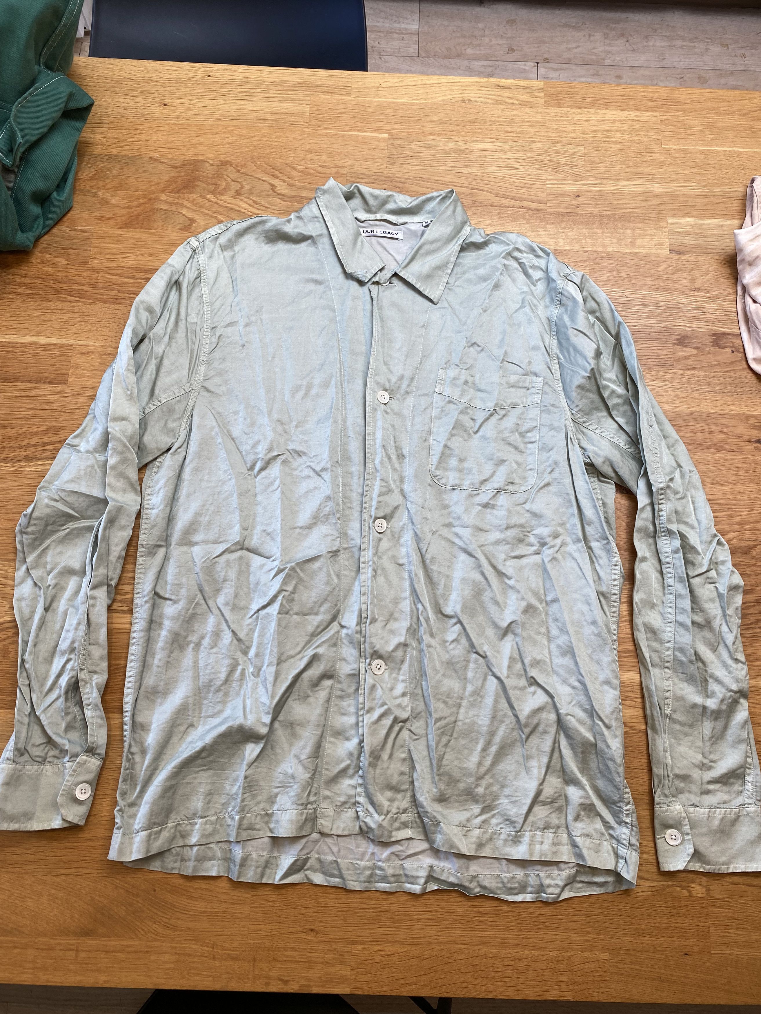 Our Legacy Cotton Silk Button Up Shirt Size US M / EU 48-50 / 2 - 1 Thumbnail