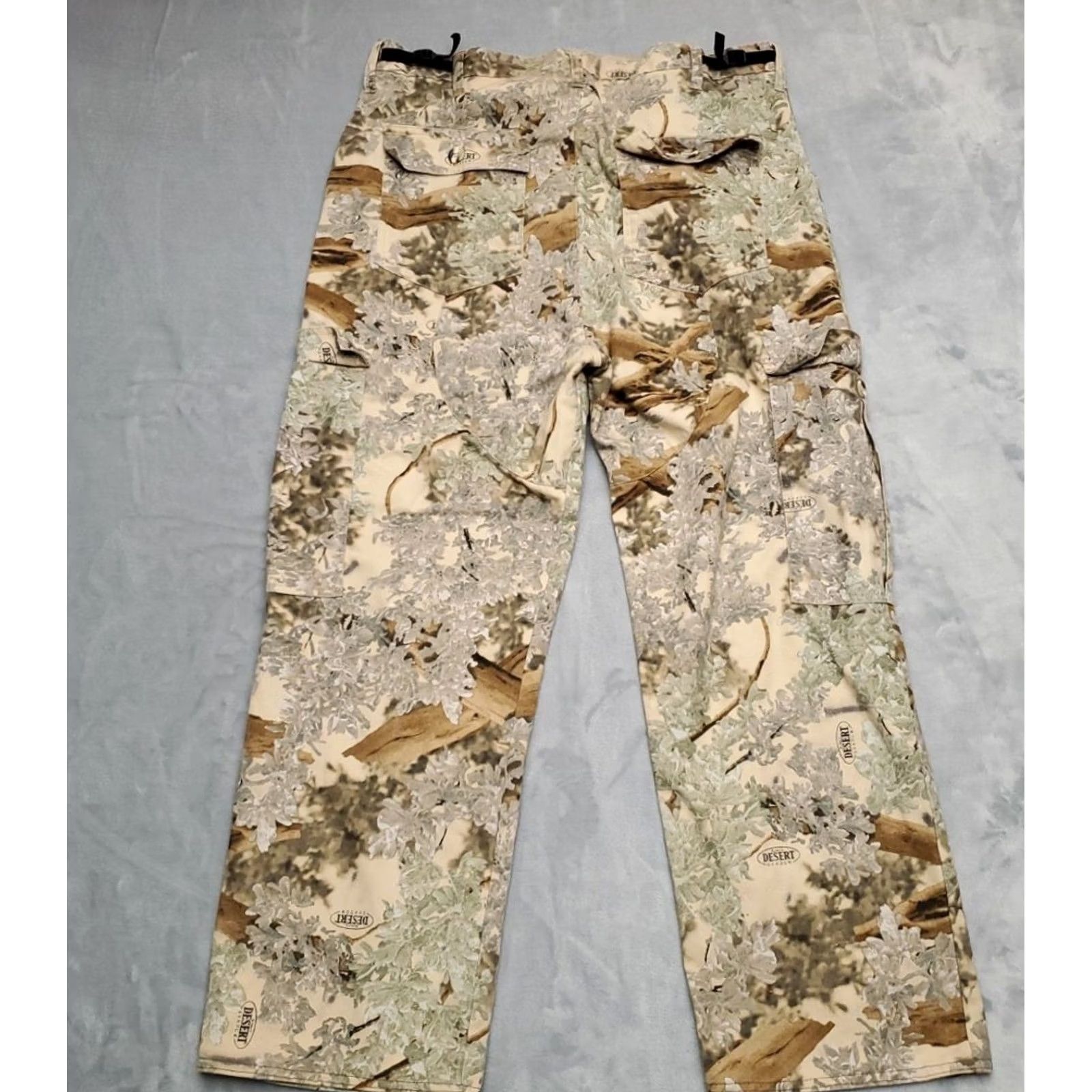 Vintage VINTAGE Kings Camo Pants Mens 38x29 Camouflage Cargo Adjustable Waist VTG Green Brown Desert Shadow Nike? Size US 38 / EU 54 - 6 Thumbnail