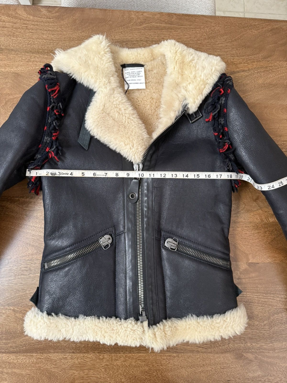 Lanvin Lanvin Leather Jacket Fur Shearling - Runway Piece - NEW Size US S / EU 44-46 / 1 - 21 Thumbnail