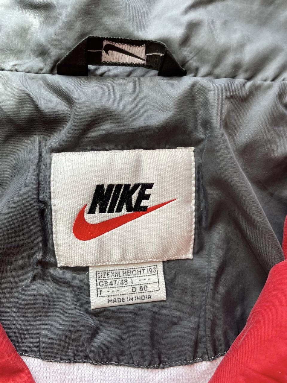 Nike × Vintage 90s Nike Vintage Light Jackets Streetwear Big Logo Swoosh Size US XL / EU 56 / 4 - 16 Thumbnail