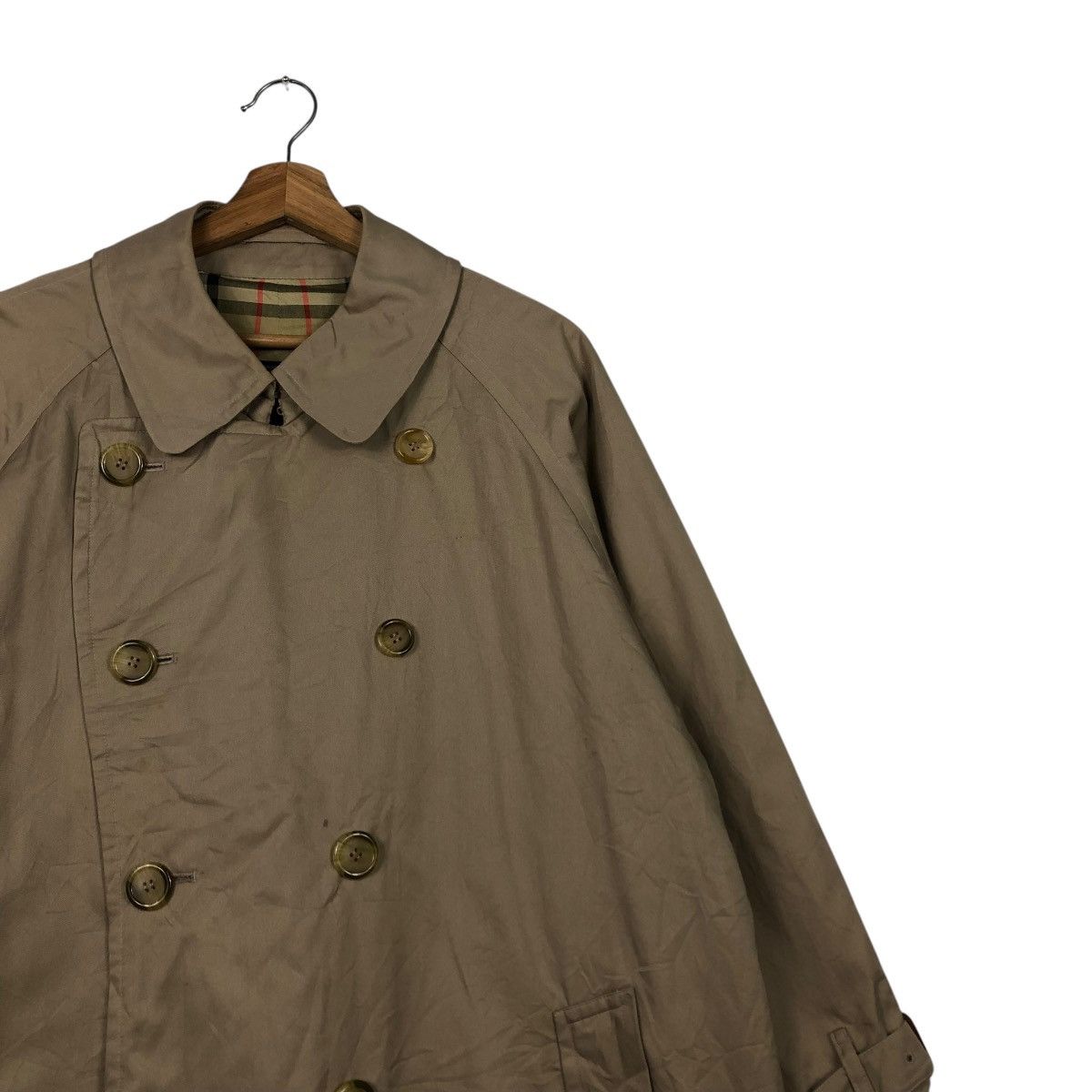 Burberry 🔥VINTAGE LONG JACKET TRENCH COAT BURBERRYS NOVA CHECK Size US M / EU 48-50 / 2 - 7 Thumbnail