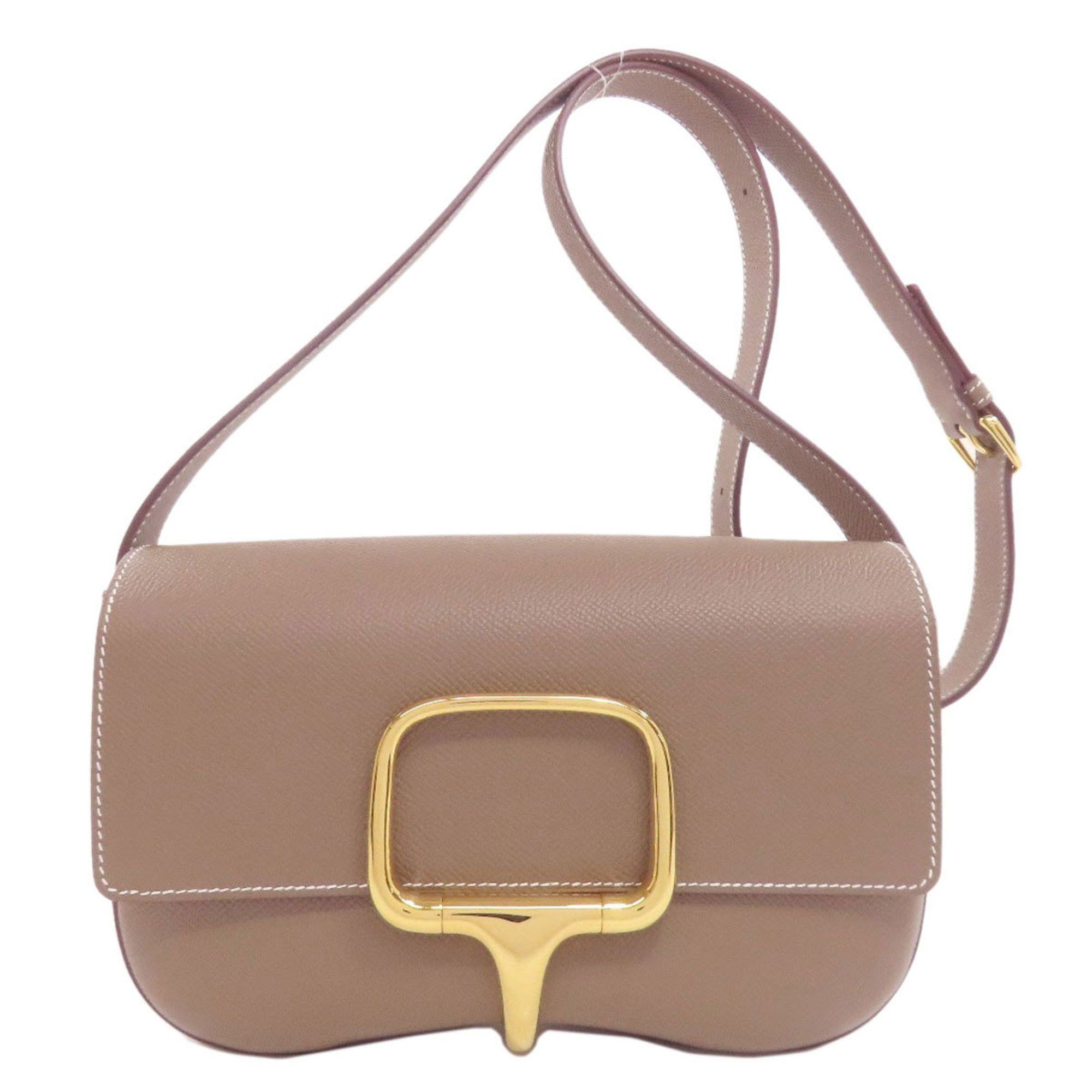 Hermes Della Cavalleria Elan Etoupe Shoulder Bag Epson Women's Hermes in Grey