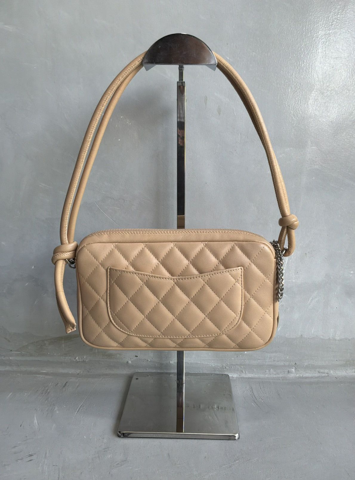 Chanel Chanel - Beige Ligne Cambon Pochette Size ONE SIZE - 3 Thumbnail
