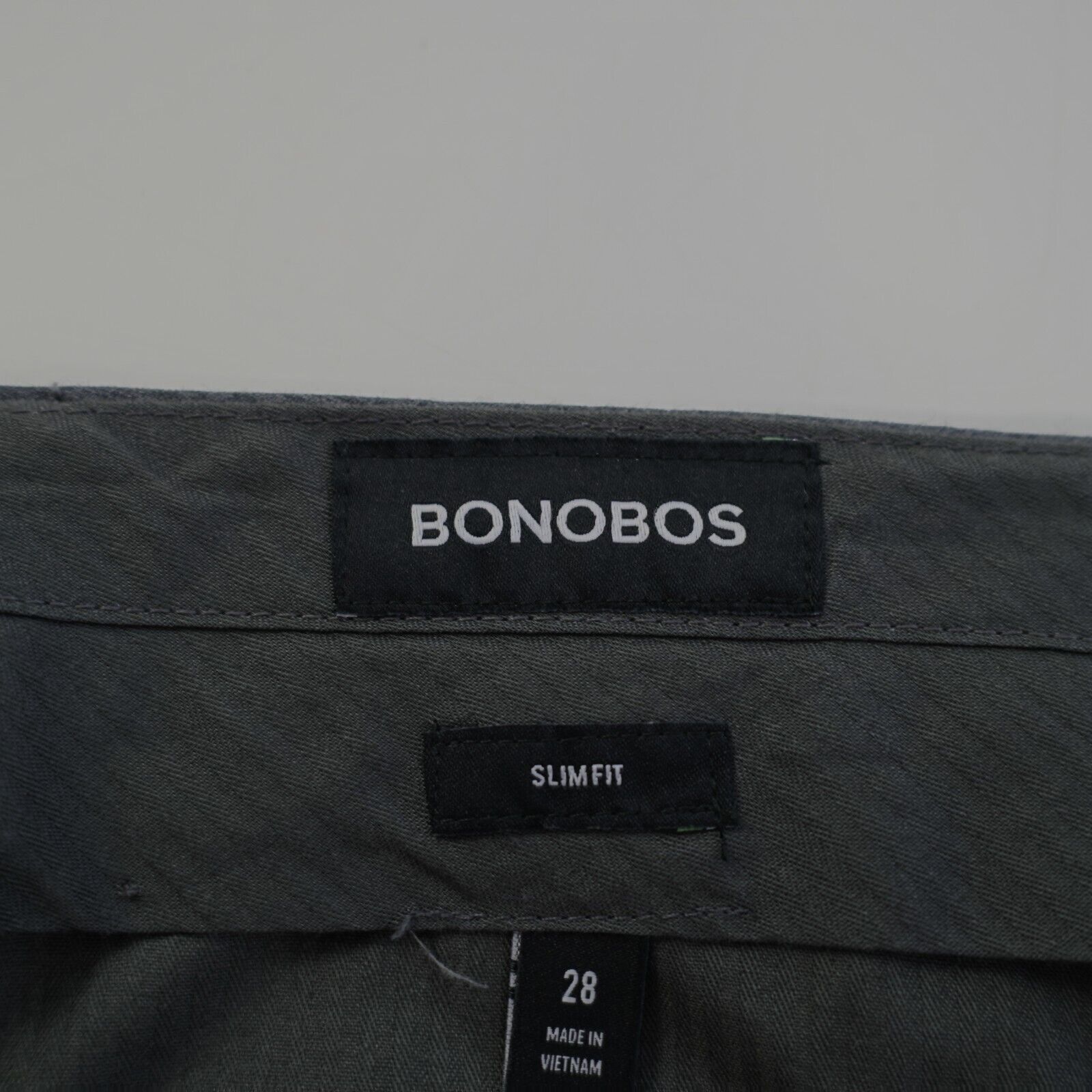 Bonobos DAMAGED Bonobos Slim Fit Wool Gray Dress Pants 28/33 Size 28 Size 28" / US 6 / IT 42 - 5 Thumbnail
