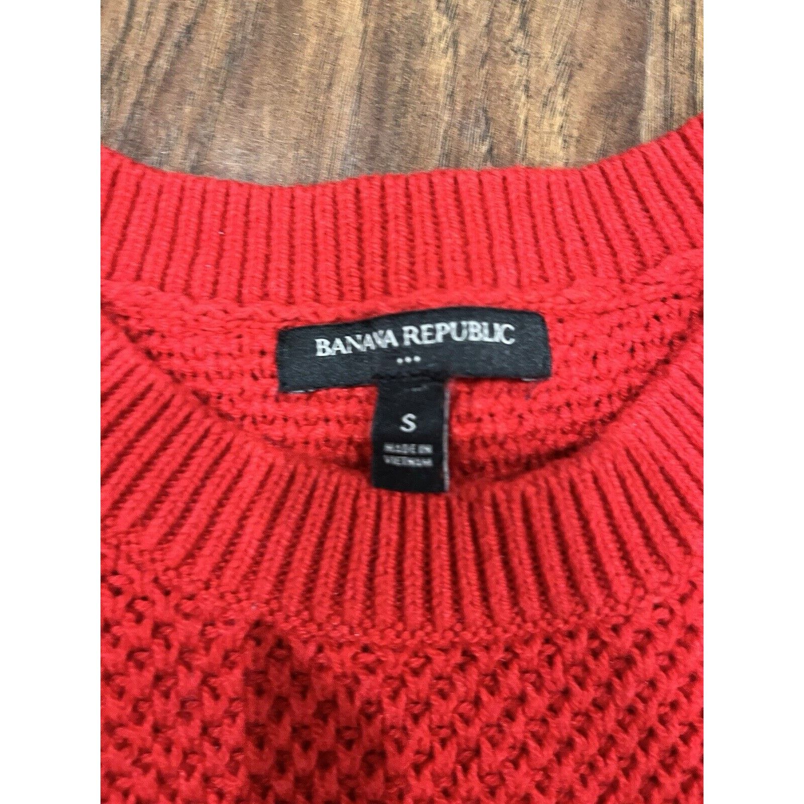 Banana Republic Banana Republic Red/Blue Knit Sweater Women’s Size Small Size S / US 4 / IT 40 - 6 Thumbnail