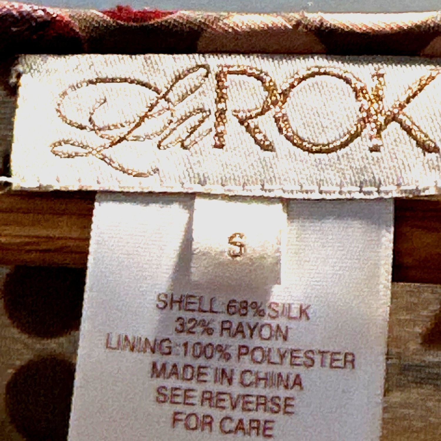 Other LaRok Silk Blend Tunic Dress Velvet Dot Ruched Sheer Sleeve Size S / US 4 / IT 40 - 8 Thumbnail