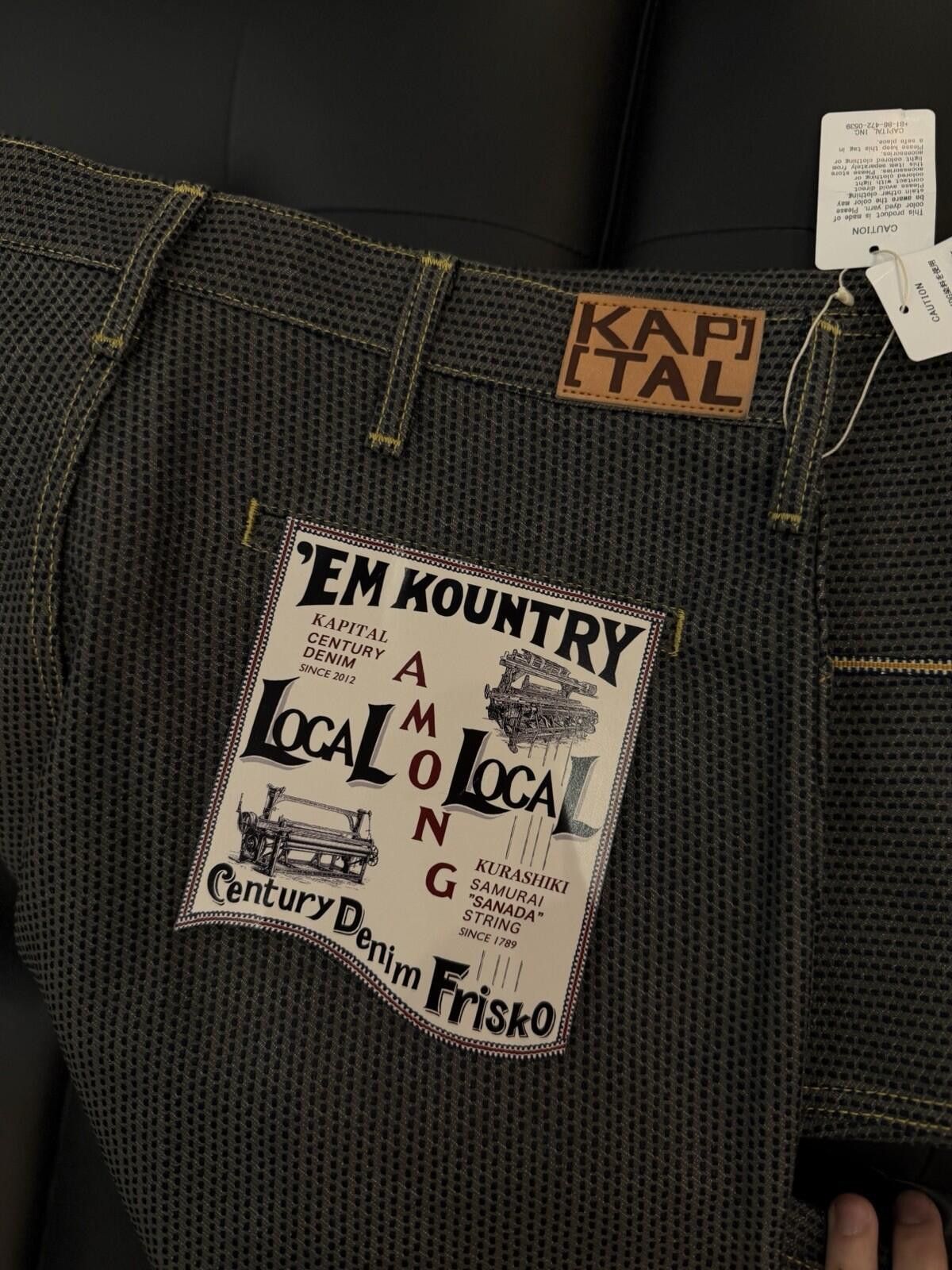 Kapital Kapital Century Denim Monkey Cisco Jeans Indigo No.7 Size 38 Size US 38 / EU 54 - 11 Thumbnail