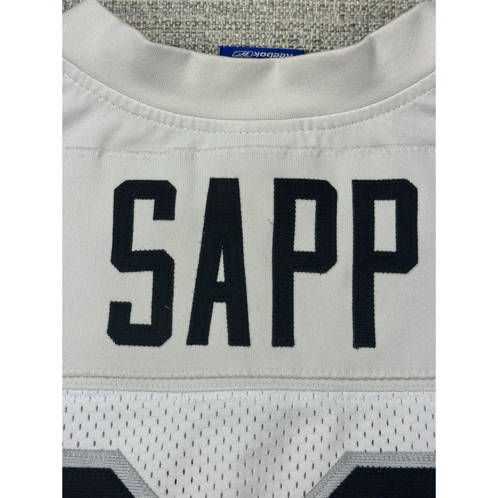 Reebok Reebok Authentic Warren Sapp Oakland Raiders Jersey Stitched Size US XXL / EU 58 / 5 - 19 Thumbnail