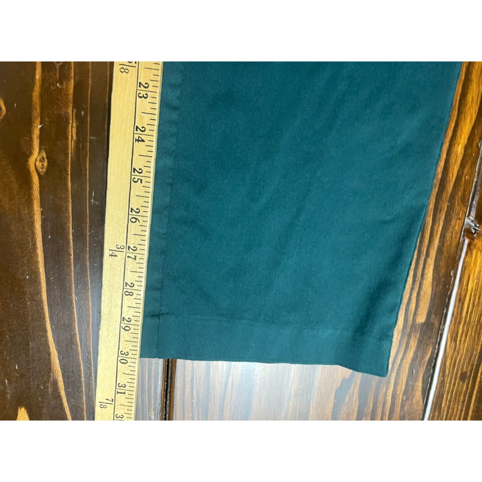 Vintage Cooper & ella Pants Women Dress Pants Green Pull On 14 Regular Ensemble Womens Size 36" / US 14 / IT 50 - 6 Thumbnail