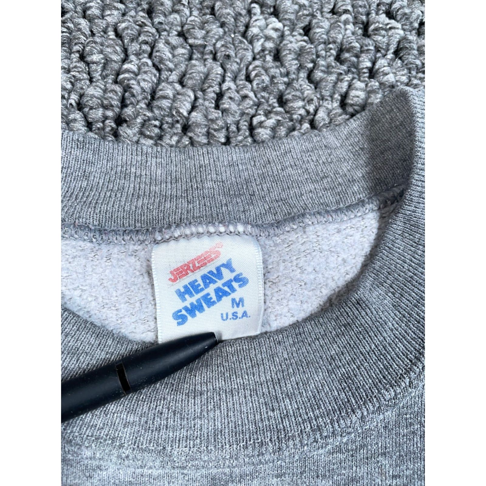 Jerzees VTG 80s Germany Print Sweatshirt Adult Medium Gray Jerzees Super Sweats Tag Size US M / EU 48-50 / 2 - 3 Thumbnail