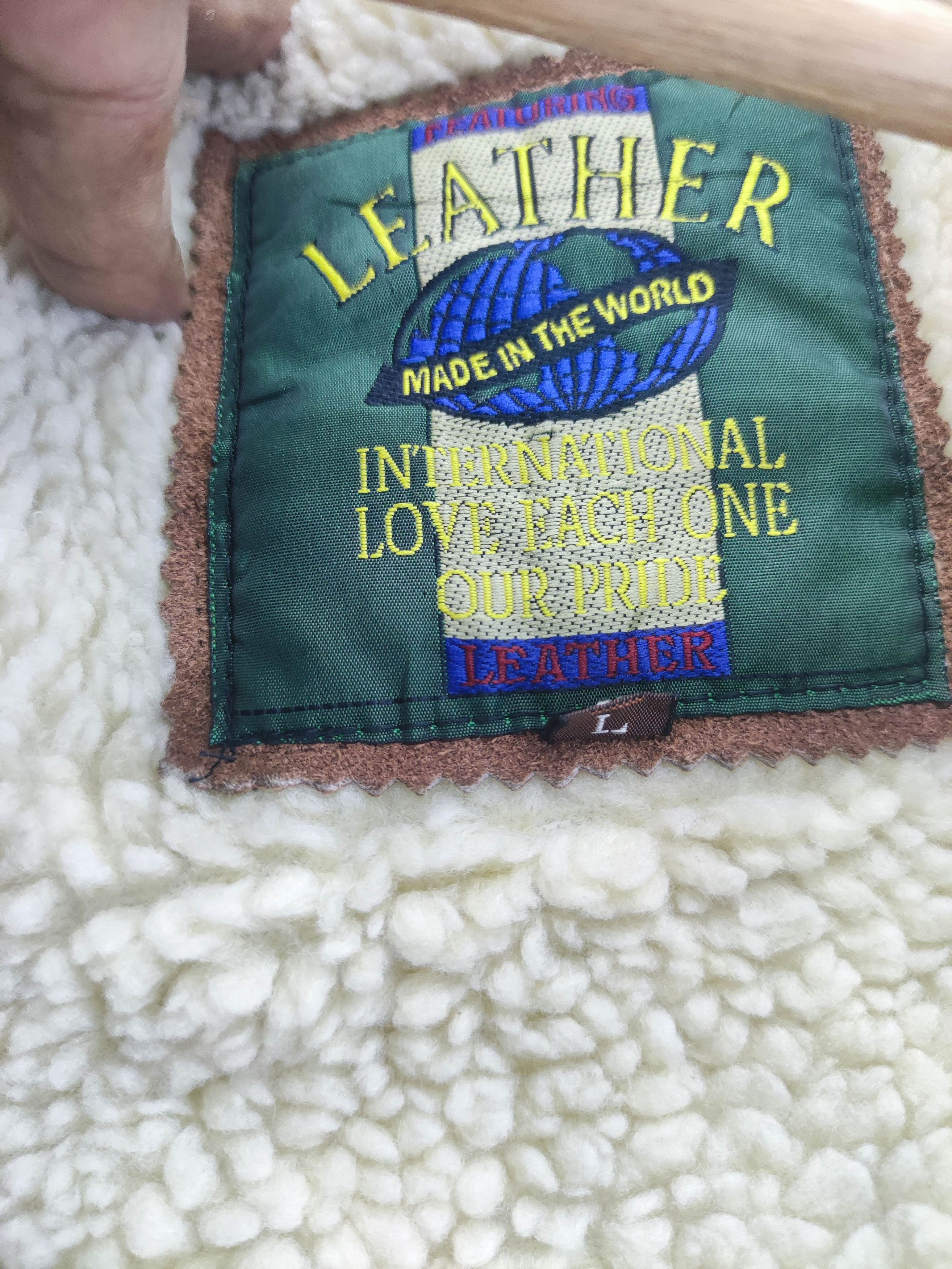 Leather Vintage Suede Cow Leather Jacket Zipper Lining Sherpa Size US M / EU 48-50 / 2 - 5 Thumbnail