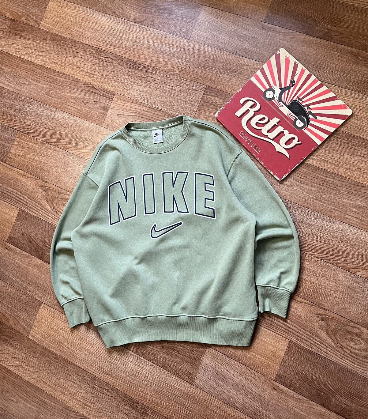 Nike Nike Big Logo Swoosh Gorpcore Sweatshirt Size US L / EU 52-54 / 3 - 2 Thumbnail