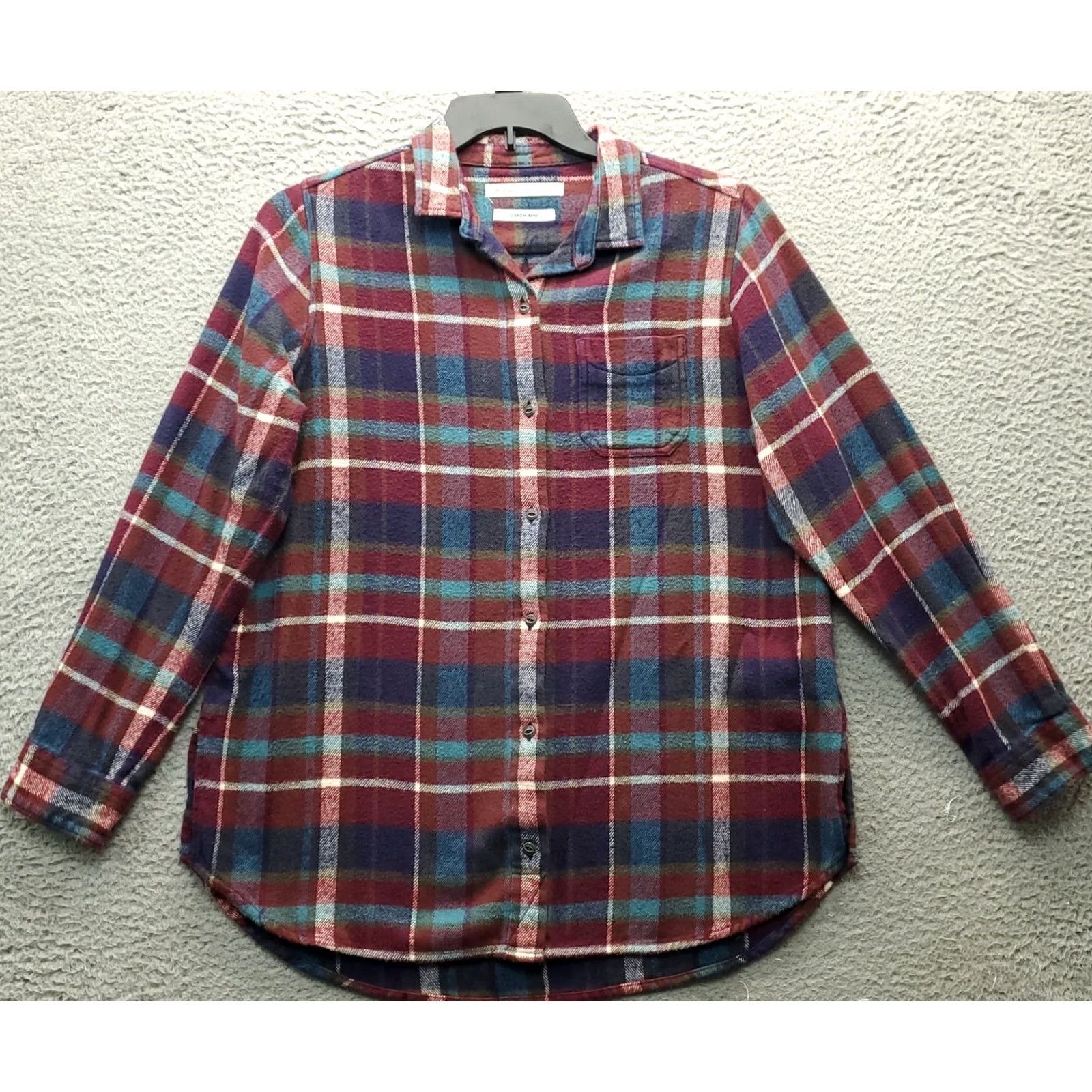 Vintage Woolrich Shirt Womens L Plaid Button-Up Collar Pocket Casual Shirt Women Size L / US 10 / IT 46 - 2 Thumbnail