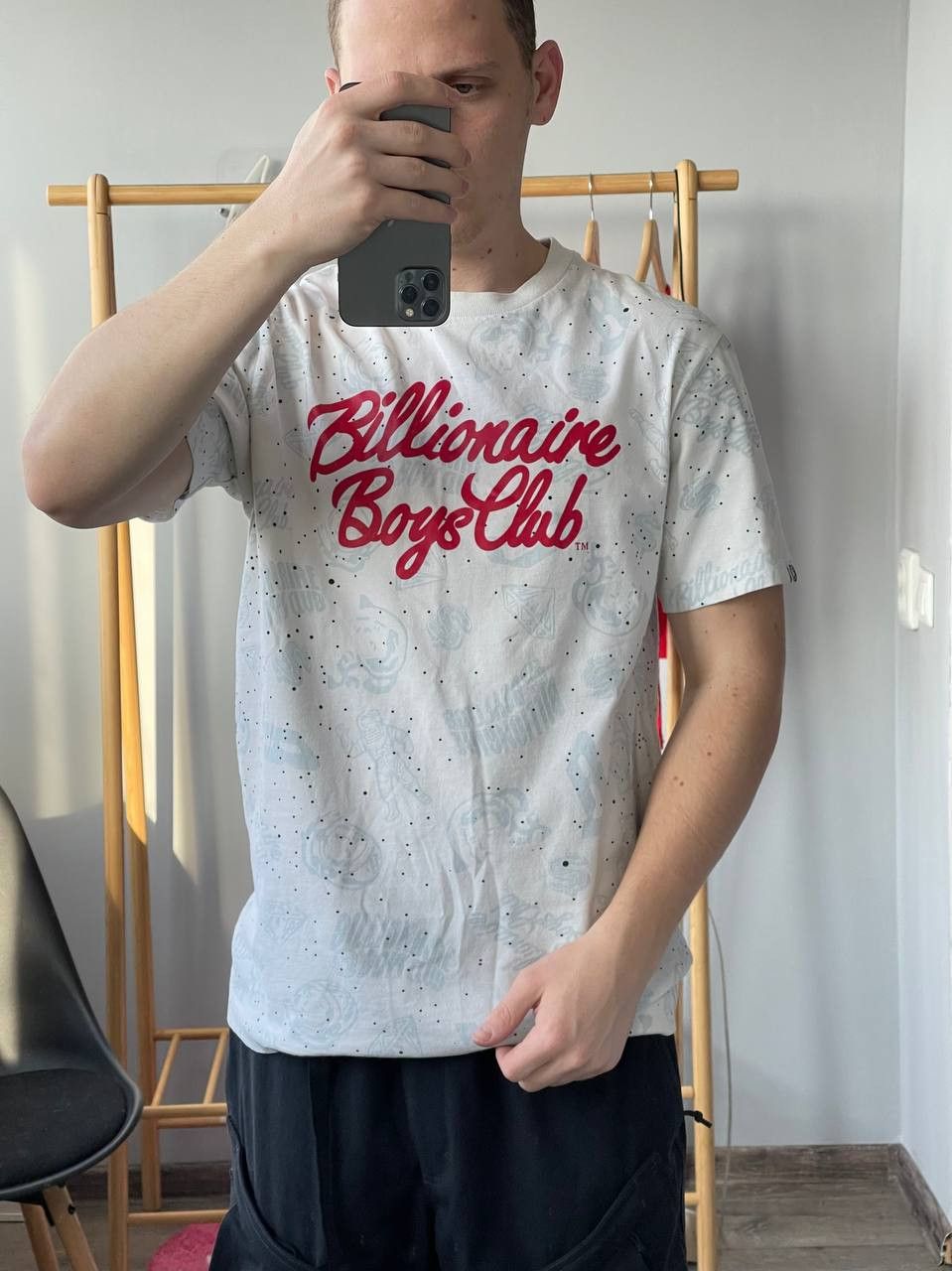 Billionaire Boys Club × Vintage BILLIONAIRE BOYS CLUB MONOGRAM LOGO TEE Size US L / EU 52-54 / 3 - 1 Thumbnail