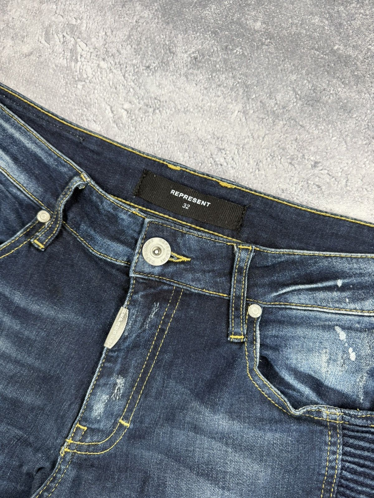 Represent Clo. Represent Biker Jeans Denim Pants Size US 32 / EU 48 - 14 Thumbnail