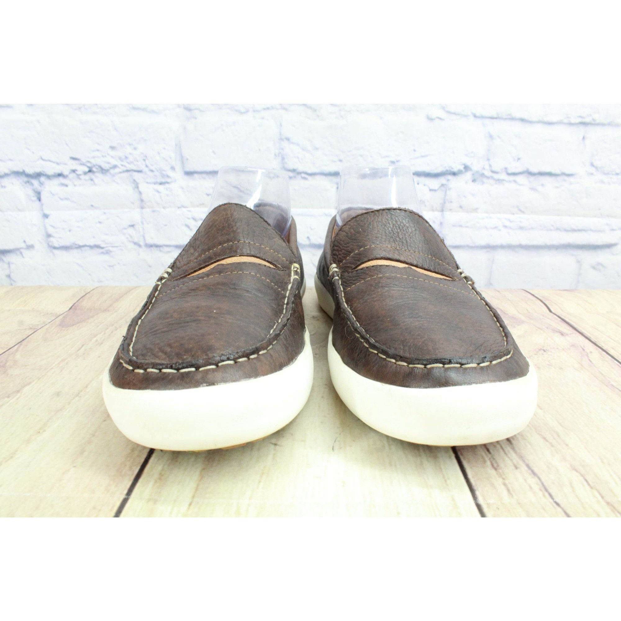 L.L. Bean LL Bean Men’s Mountainville Brown Penny Slip-On Shoes Size US 8 / EU 41 - 4 Thumbnail