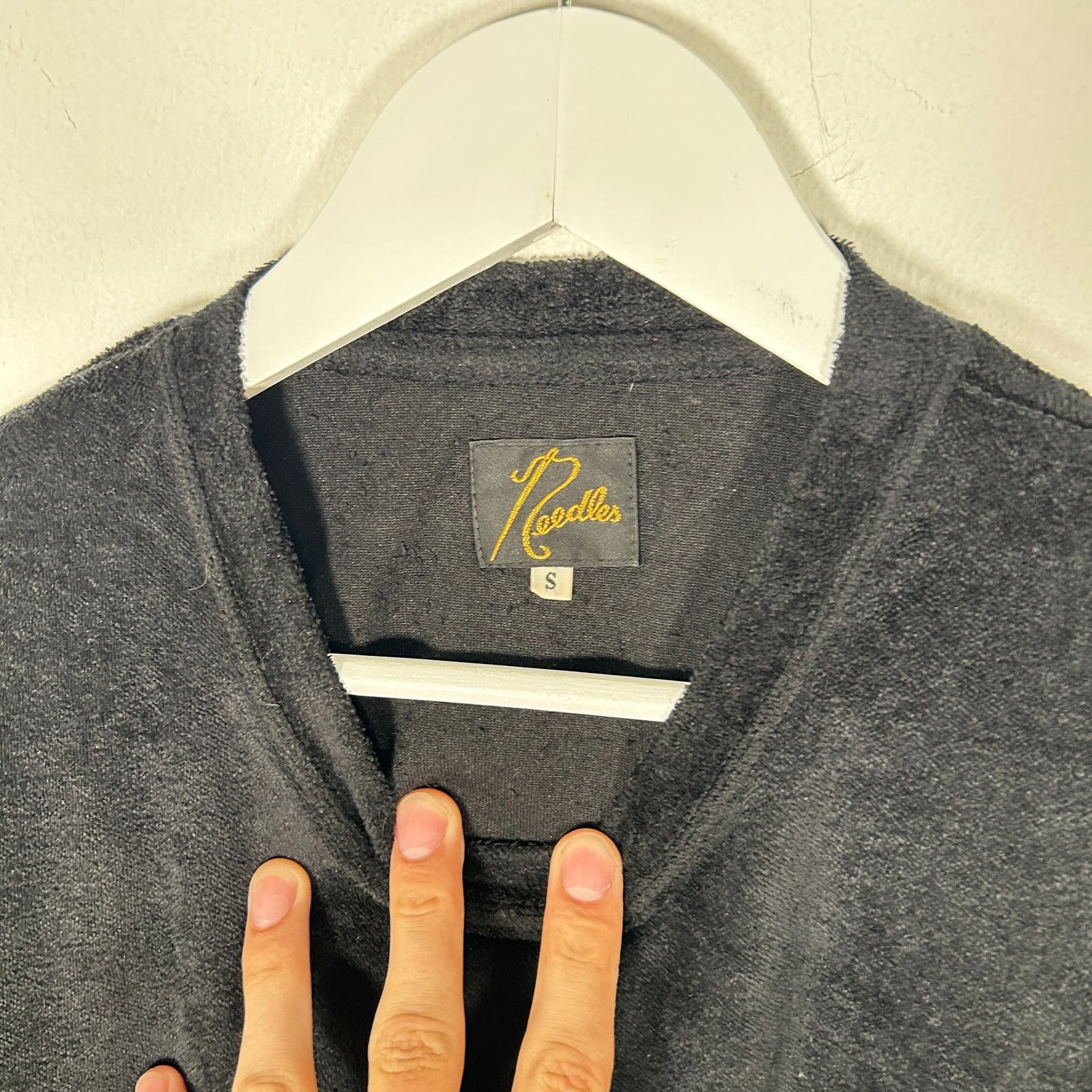 Needles Needles Black Towel Logo Pocket T-Shirt Size S Size US S / EU 44-46 / 1 - 5 Thumbnail