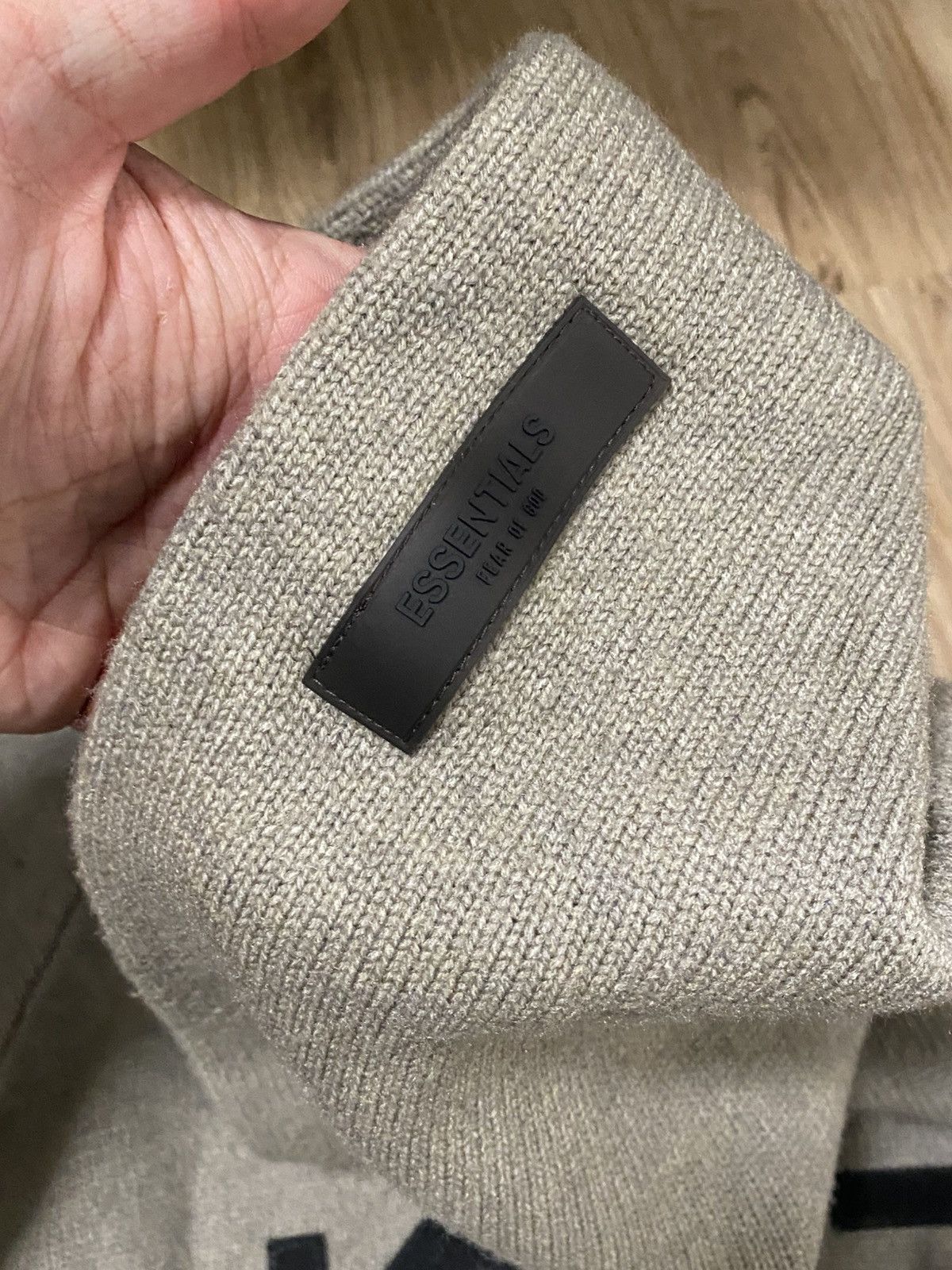 Essentials Fear of God Essentials Knit Oversized Hoodie 1977 Size: XL Size US XL / EU 56 / 4 - 3 Thumbnail