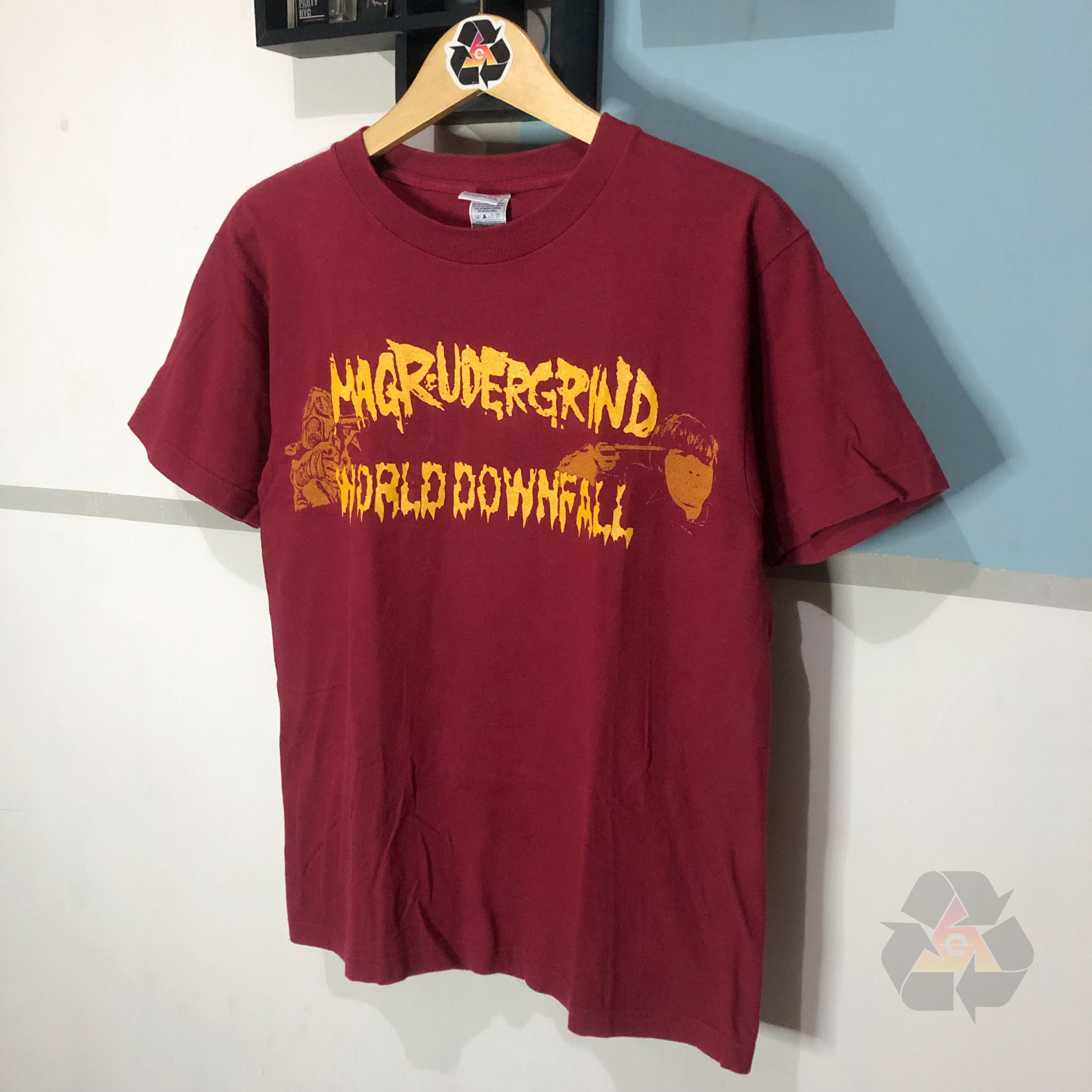 Band Tees Magrudergrind World Downfall Japan Tour 2008 T-Shirt Size US M / EU 48-50 / 2 - 3 Thumbnail