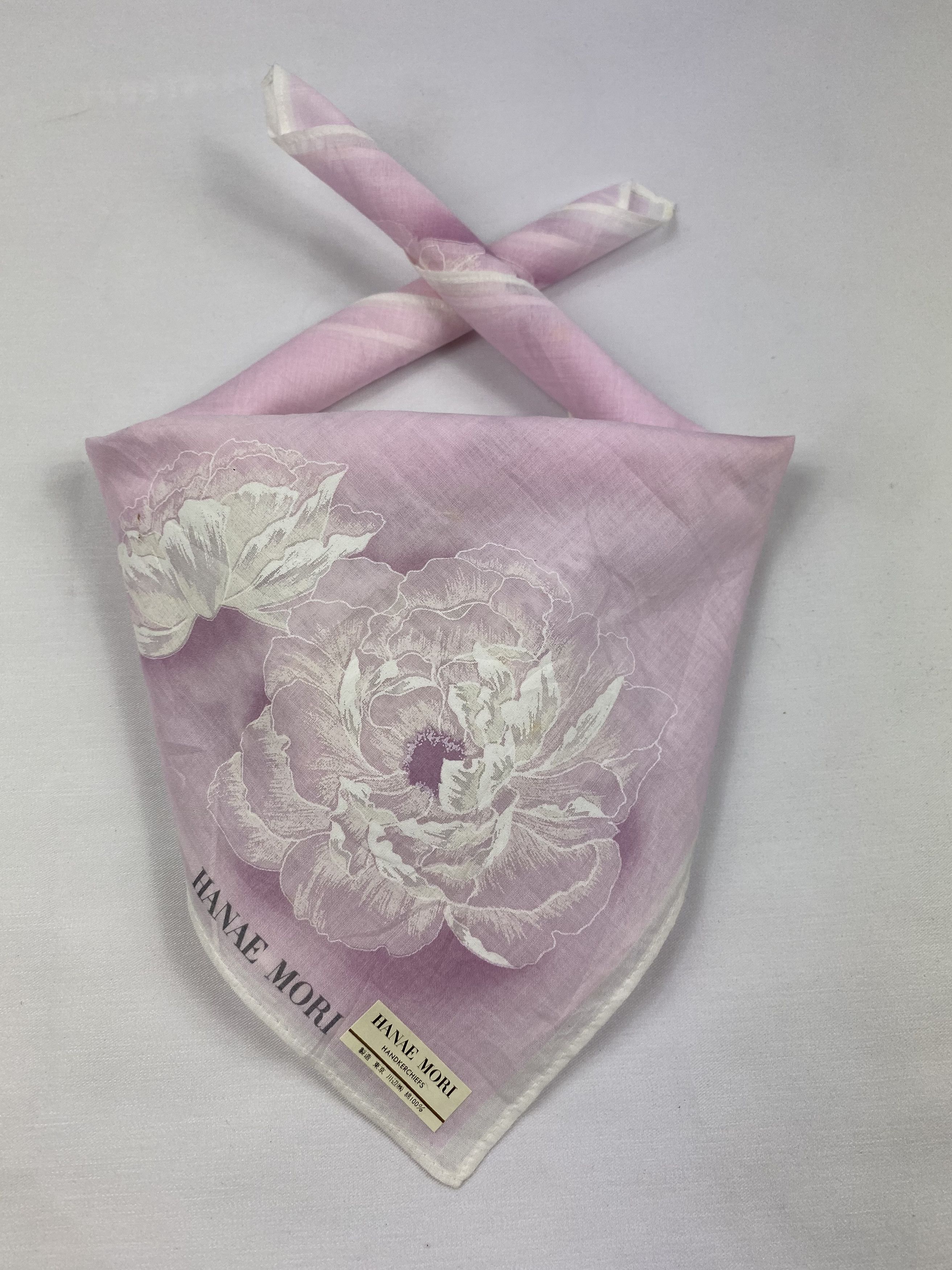 Hanae Mori × Japanese Brand × Vintage Hanae Mori Handkerchief / Bandana / Neckerchief Size ONE SIZE - 1 Thumbnail