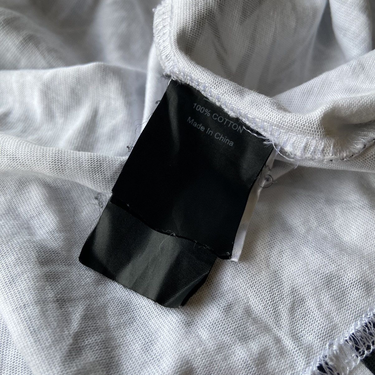 Neil Barrett White Black Lightning Bold Printed Cotton T Shirt Size US L / EU 52-54 / 3 - 8 Thumbnail