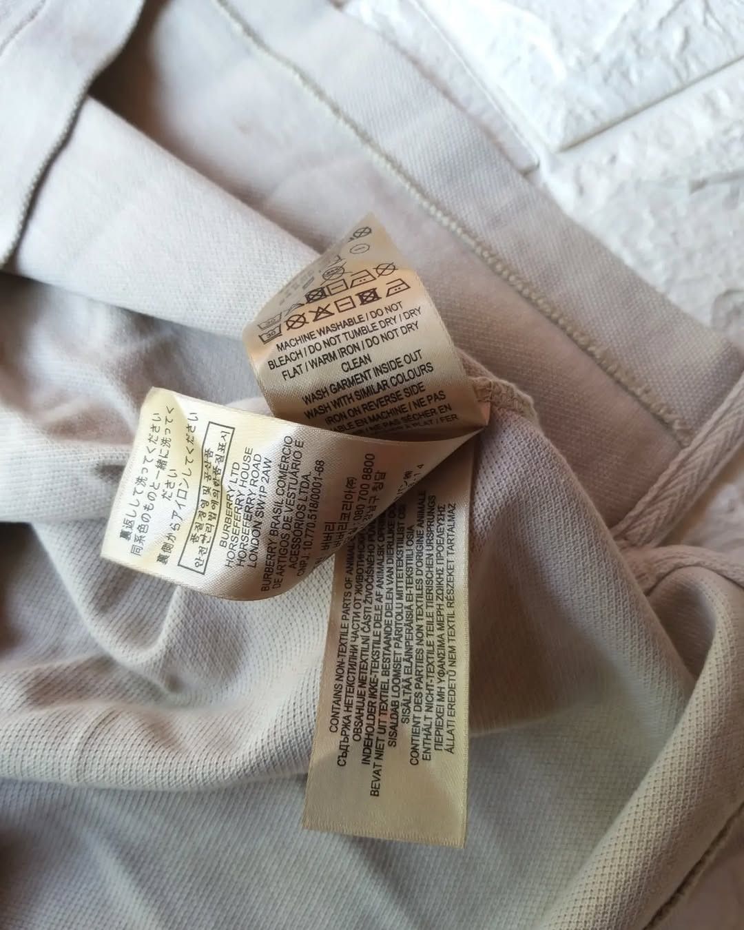 Burberry Rare Vtg BURBERRY 90s Polo Size US L / EU 52-54 / 3 - 6 Thumbnail