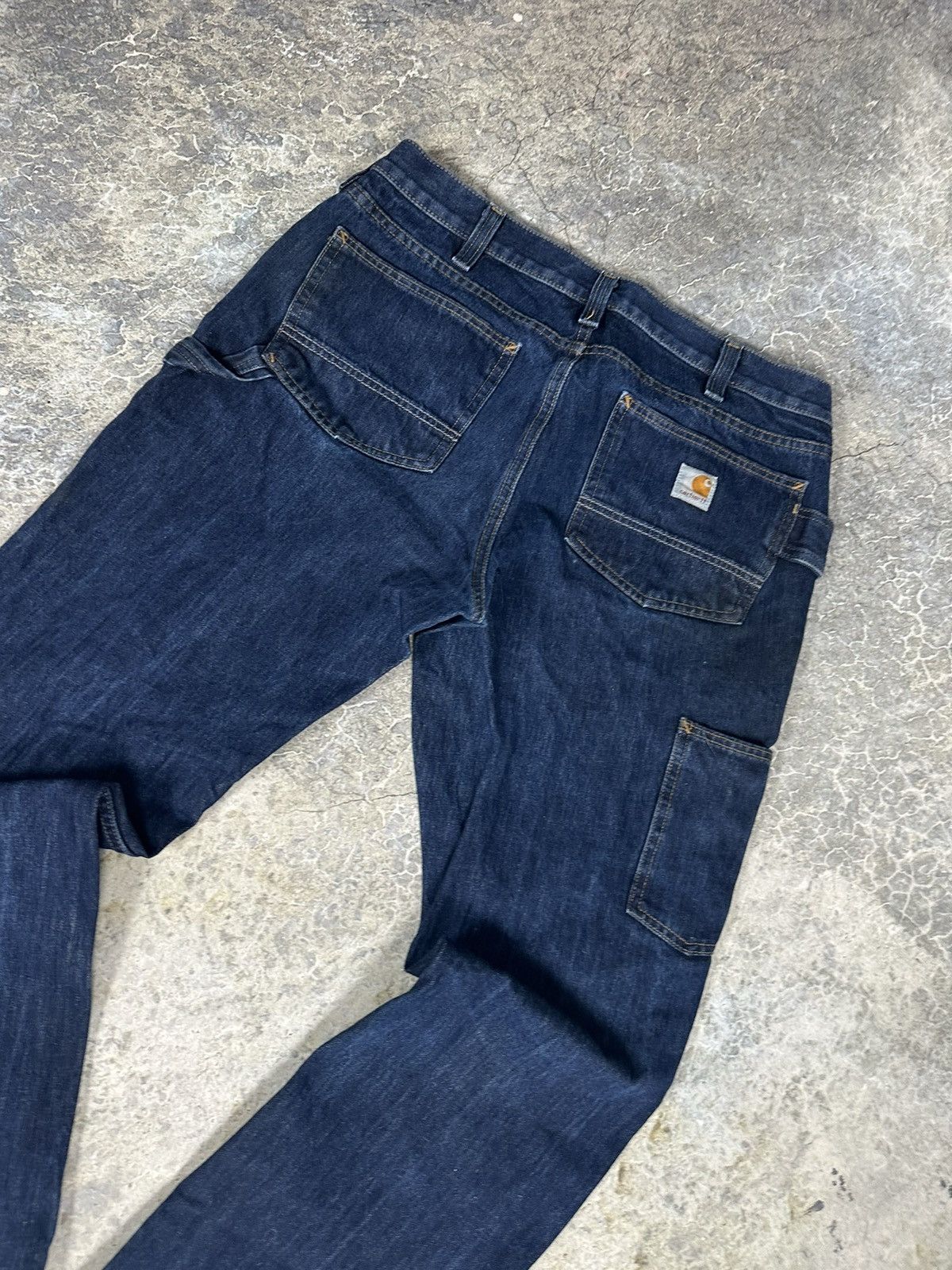 Carhartt × Vintage Vintage Carhartt Carpenter denim jeans Size US 33 - 2 Thumbnail