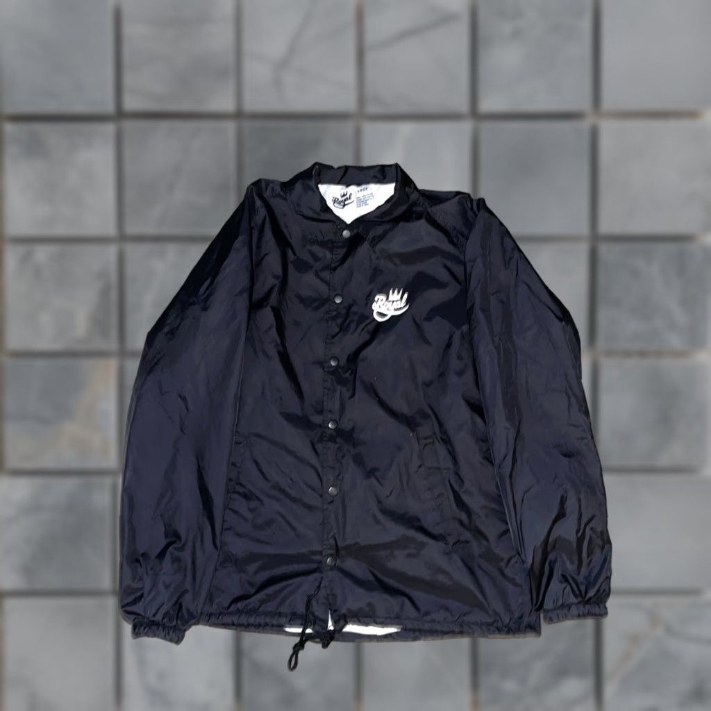 Vintage VINTAGE Royal Trucks Coaches Jacket Men L Black Nylon Royal Trucks Coaches Jacket Size US L / EU 52-54 / 3 - 1 Thumbnail