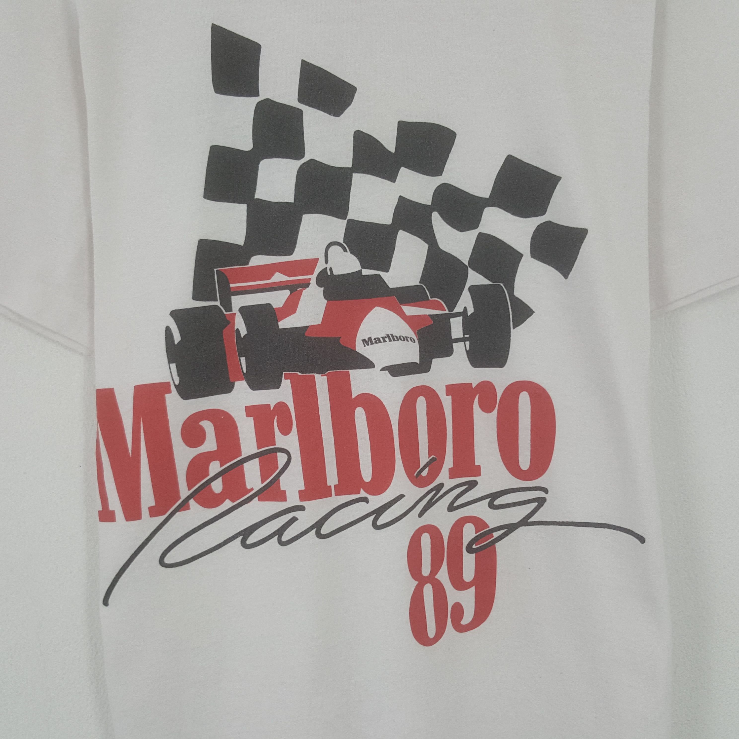 Marlboro × Vintage Vintage Marlboro Racing 89 Tshirt Size US L / EU 52-54 / 3 - 2 Thumbnail