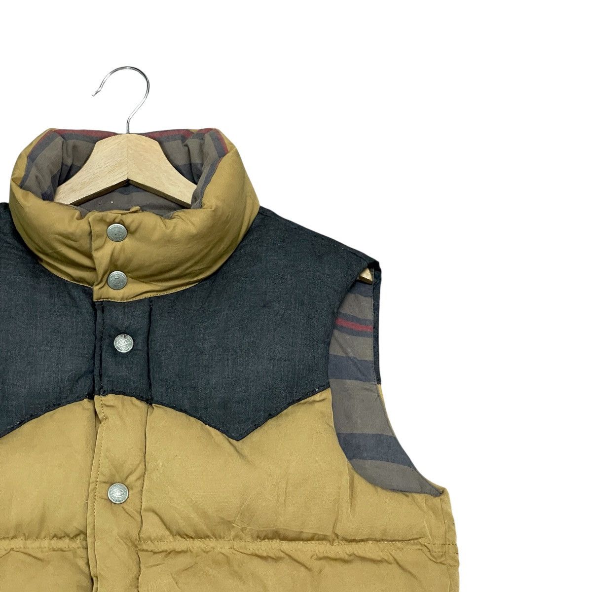 Dickies Vintage 90s Dickies Button Puffer Vest Jacket Size US XL / EU 56 / 4 - 2 Thumbnail