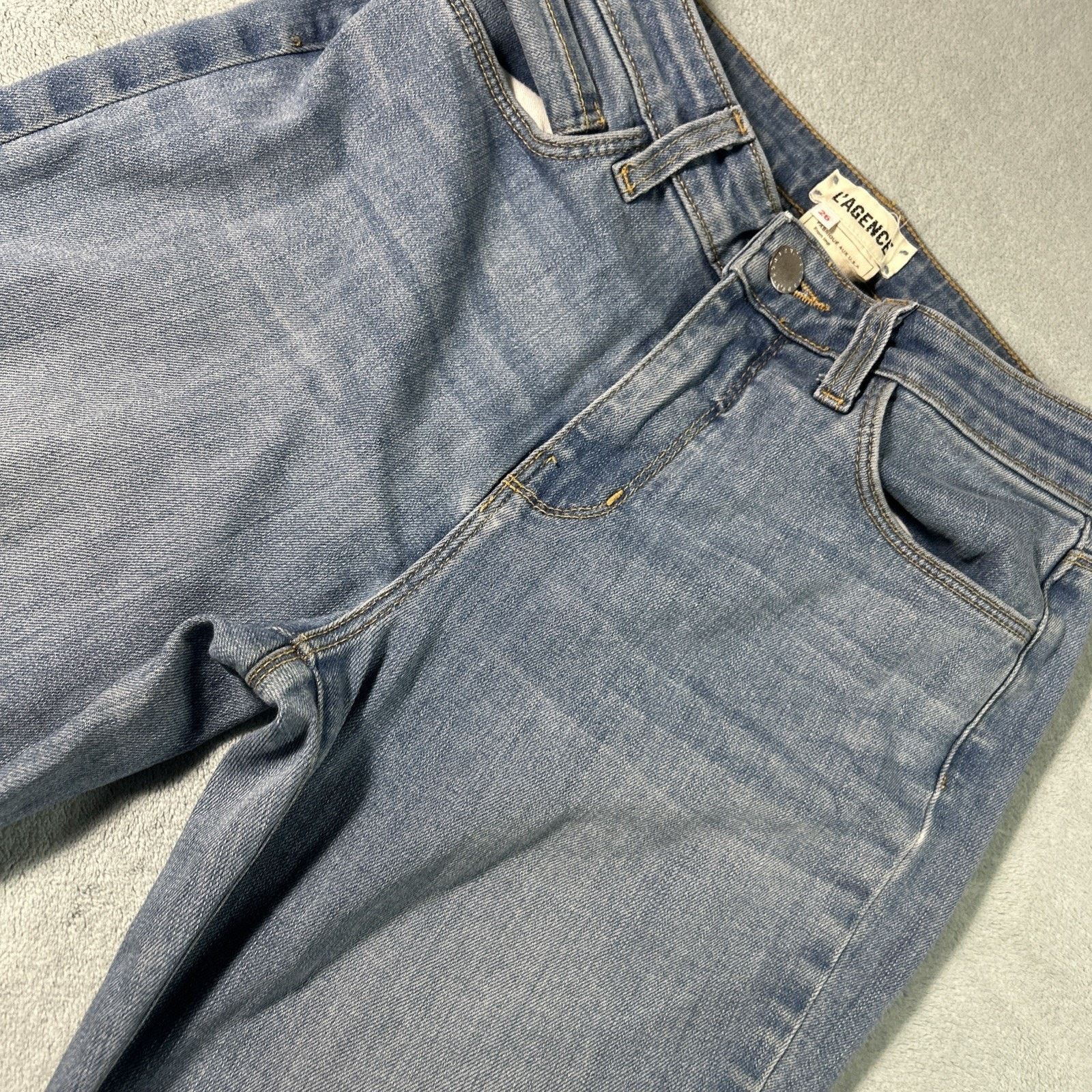 L'AGENCE L'agence Slim Straight Jeans Ws 26 27x25 Slim Skinny USA Size 27" / US 4 / IT 40 - 7 Thumbnail
